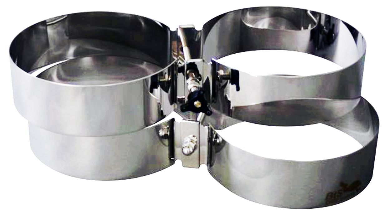 BTS 171mm -7" Stainless Steel Cylinder Twinning Bands
