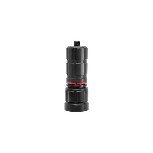 Pandora Lab K1 Mini dive torch, straight-on view