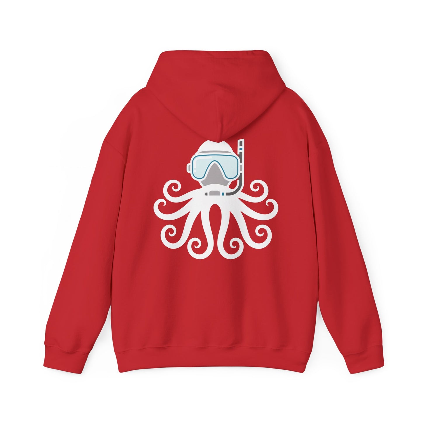 Hooded Sweatshirt Oceanauts Diving Logo Octo Diver Design