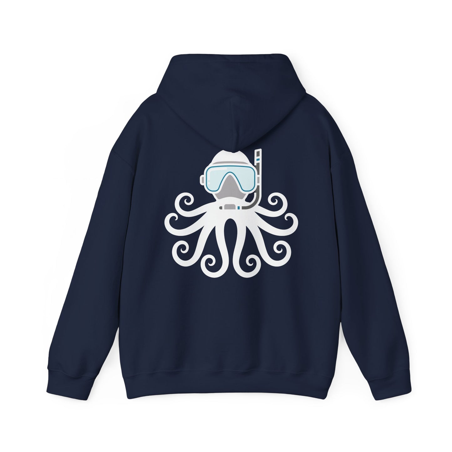 Hooded Sweatshirt Oceanauts Diving Logo Octo Diver Design
