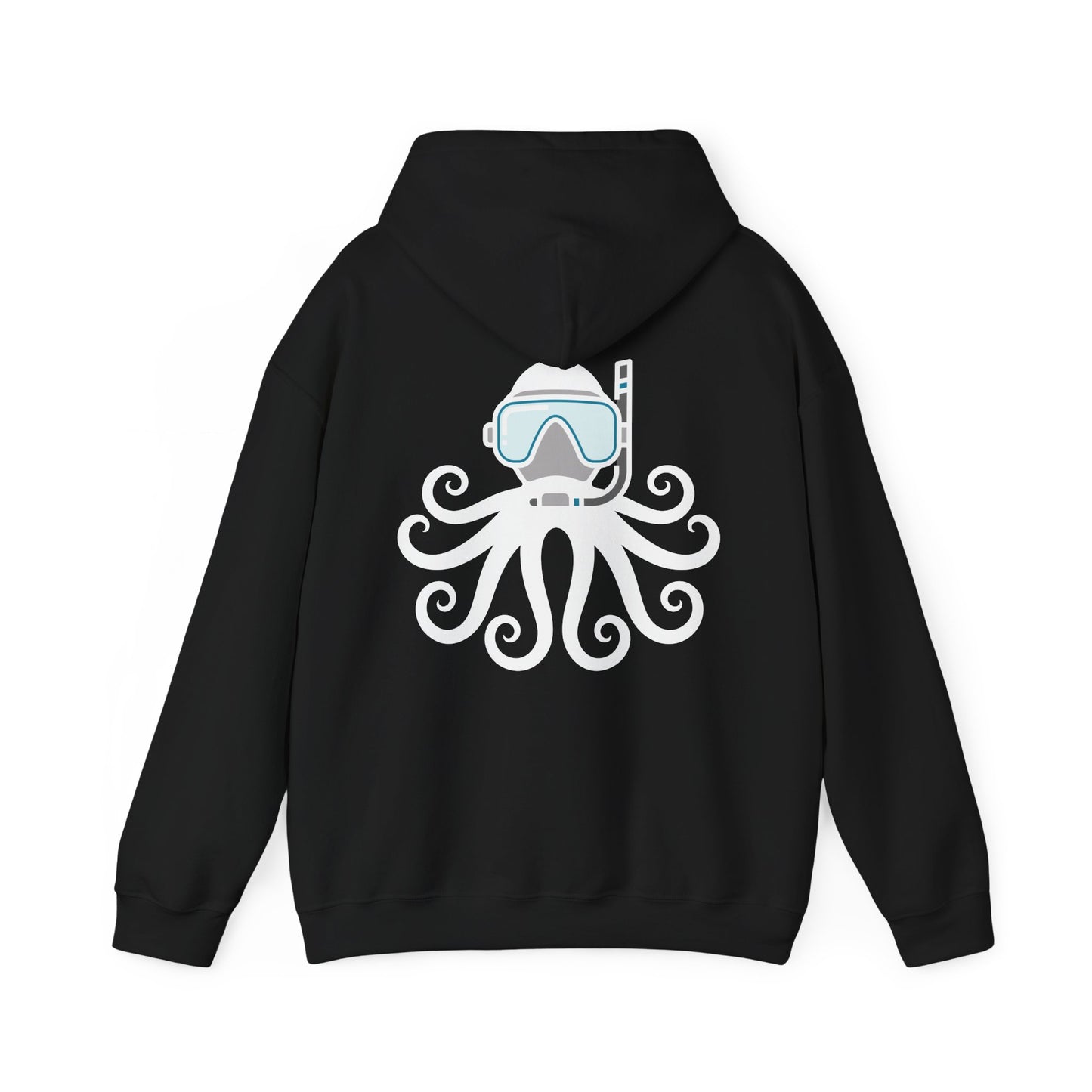 Hooded Sweatshirt Oceanauts Diving Logo Octo Diver Design