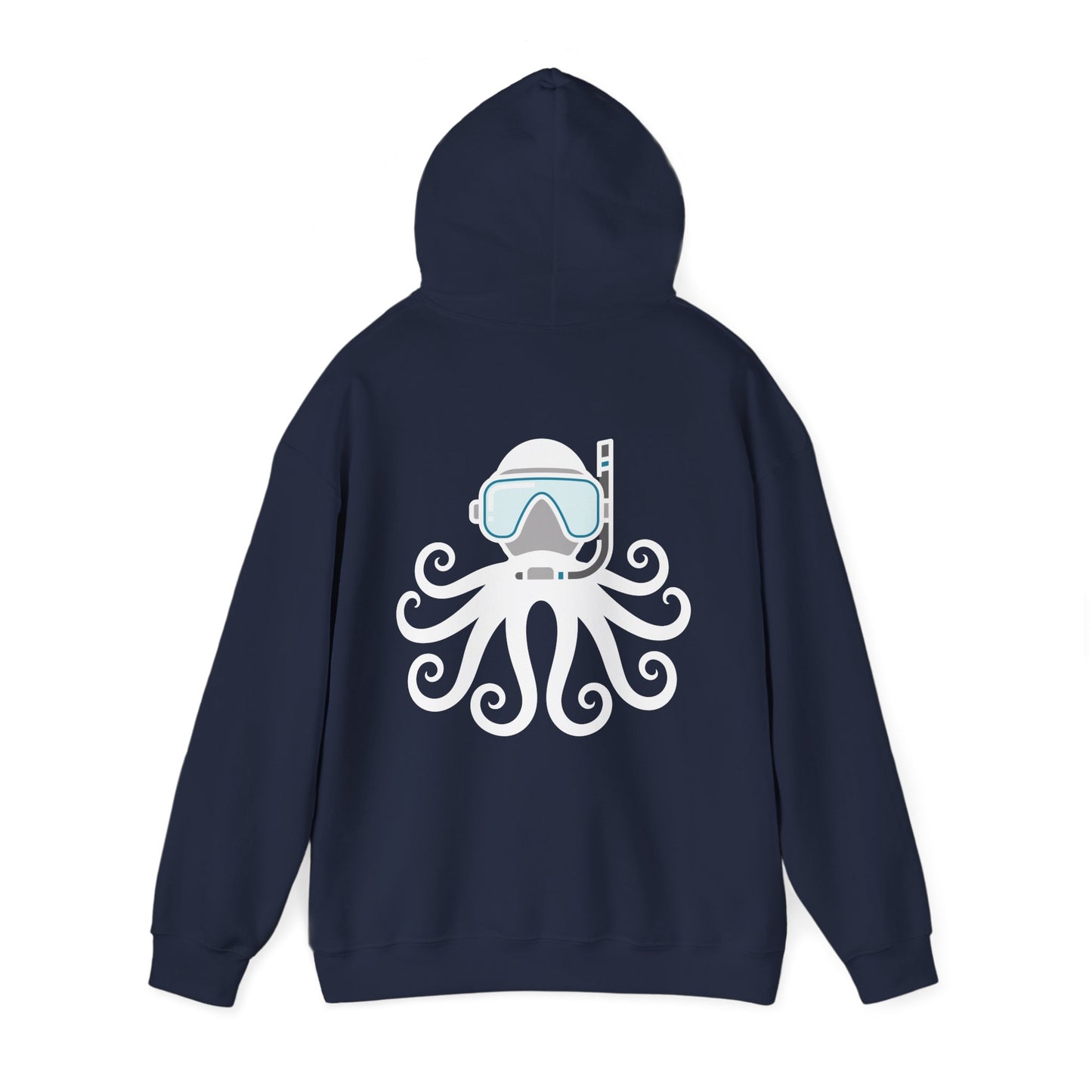 Hooded Sweatshirt Oceanauts Diving Logo Octo Diver Design