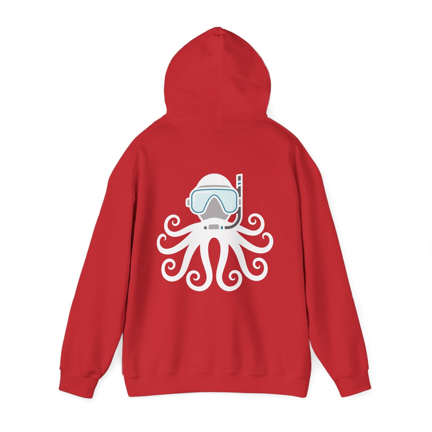 Hooded Sweatshirt Oceanauts Diving Logo Octo Diver Design