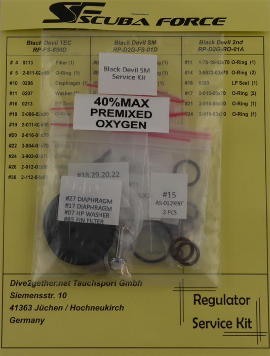 Scuba Force SM Service Kit