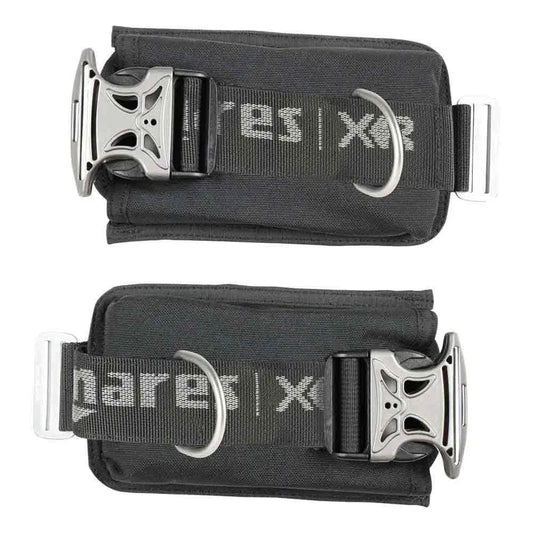 Mares XR Standard Weight System – pair of black weight pockets