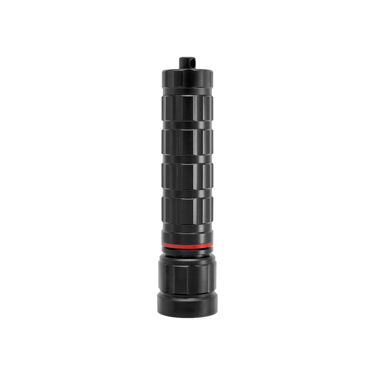 Pandora Lab K1 Rescue aluminium dive torch, straight-on view