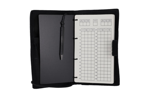 Scuba Force Deluxe Wetnotes — inside with runtime slate and pencil