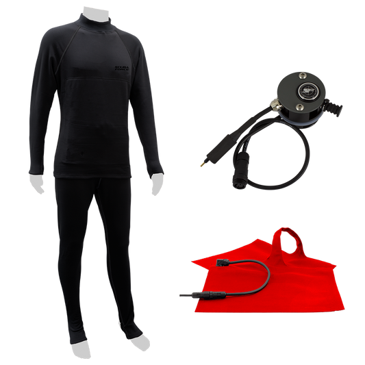 Scuba Force X-Heat Complete Set with SI Tech Vega valve
