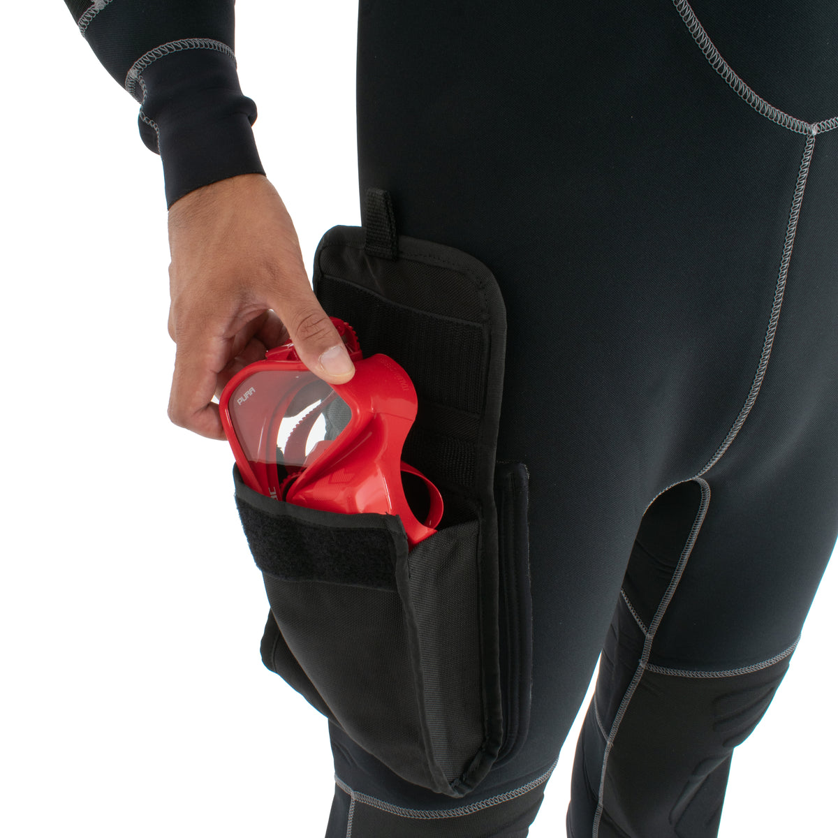 SEAC DryTek Man – thigh pocket; mask not included