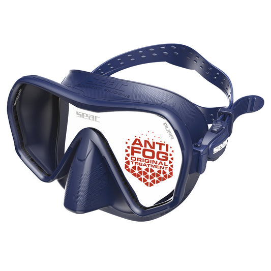 SEAC Pura Anti-fog diving mask in blue