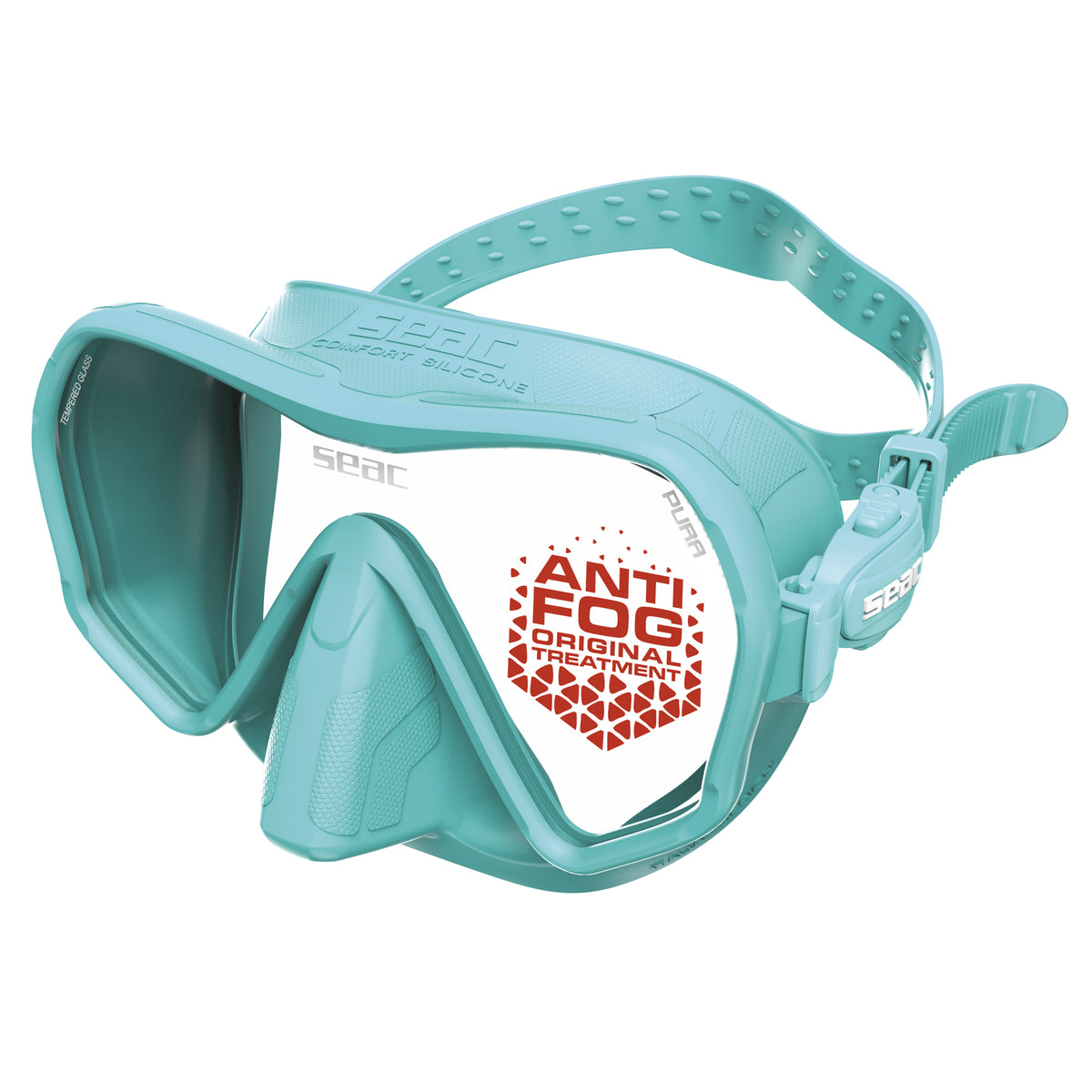SEAC Pura Anti-fog diving mask in Tiffany