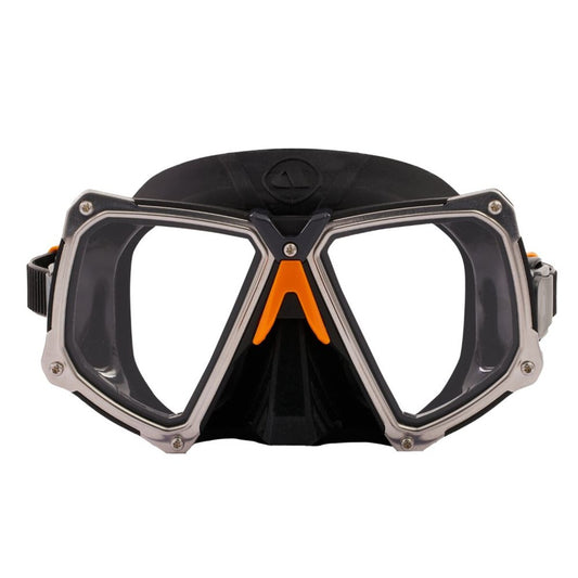 Apeks VX2 Dive Mask – Black / Orange – Clear Lens