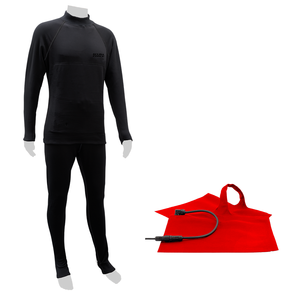 Scuba Force X-Heat garment with heating pads